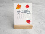 2027 Desk Calendar, Wildflower