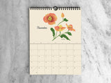 2027 Monthly Calendar, Botanicals