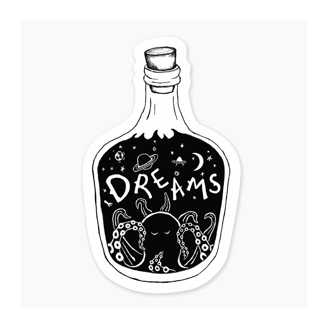 Bottled Dreams - 3" Sticker