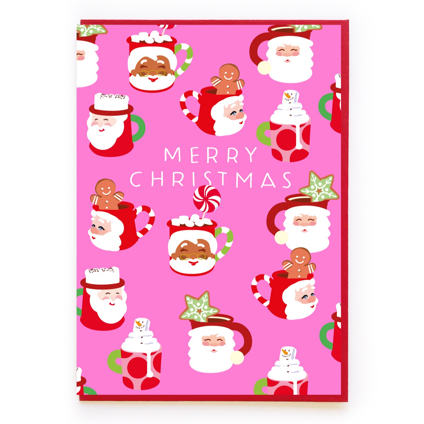 Christmas mugs card