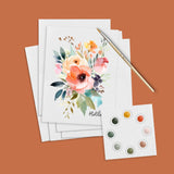 Vibrant Botanicals - All-in-One Watercolor Art Prints + Postcards