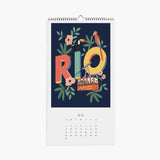 Greetings From Around the World 2024 Wall Calendar