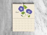 2027 Monthly Calendar, Botanicals