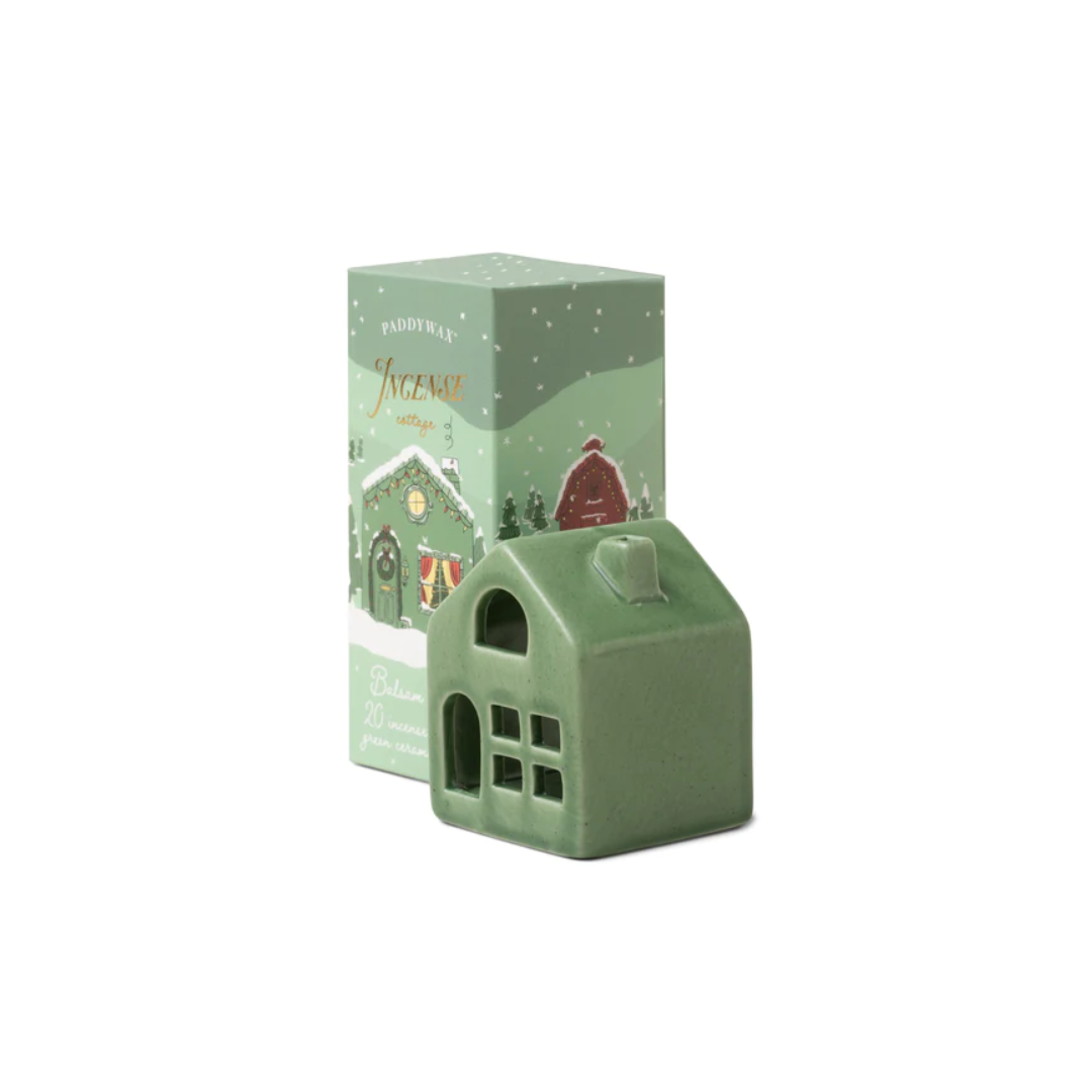 Cottage - Holiday Town Incense Cone Holder