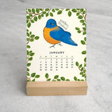 2027 Desk Calendar, Birds