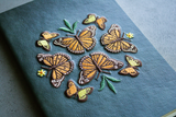 Denik - Butterfly Dance Embroidered Journal Notebook