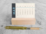 2027 Mini Desk Calendar, Grid 