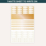 Foil Calendar Essentials Sticker Pack