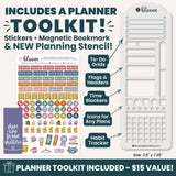 2027 Hard Cover Planner - 8.5" x 11" size