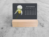 2027 Mini Desk Calendar, Orchid 