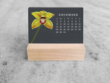 2027 Mini Desk Calendar, Orchid 