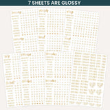 Foil Calendar Essentials Sticker Pack