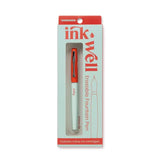 Ink Well Erasable Fountain Pen - Tomato/Mint