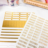 Foil Calendar Essentials Sticker Pack