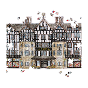 Liberty London Tudor Building 750 Piece Shaped Jigsaw Puzzle