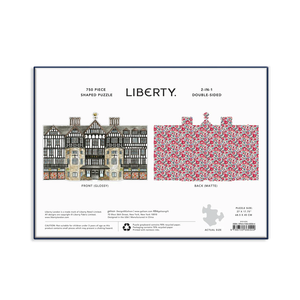 Liberty London Tudor Building 750 Piece Shaped Jigsaw Puzzle