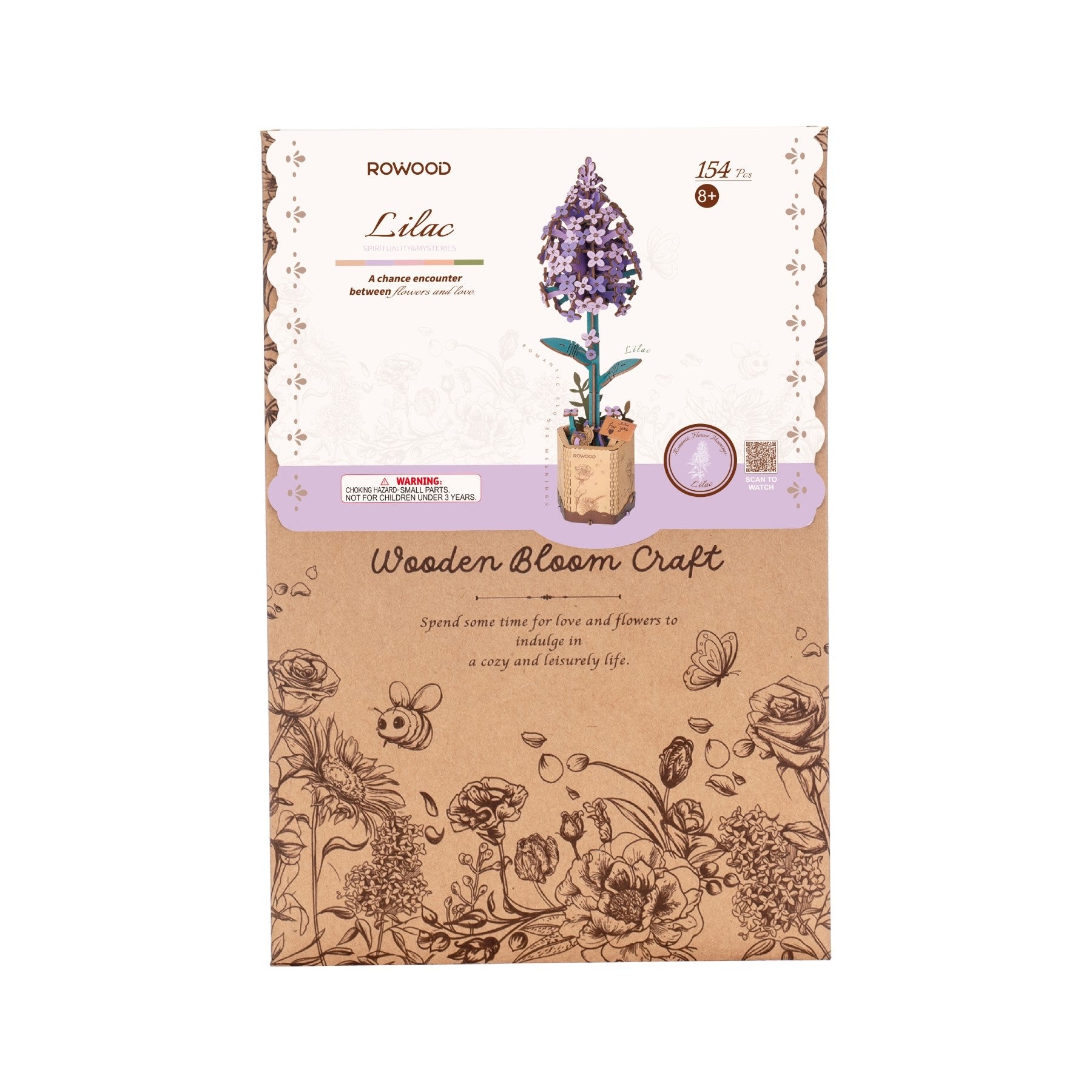 Lilac - Wooden Bloom Craft