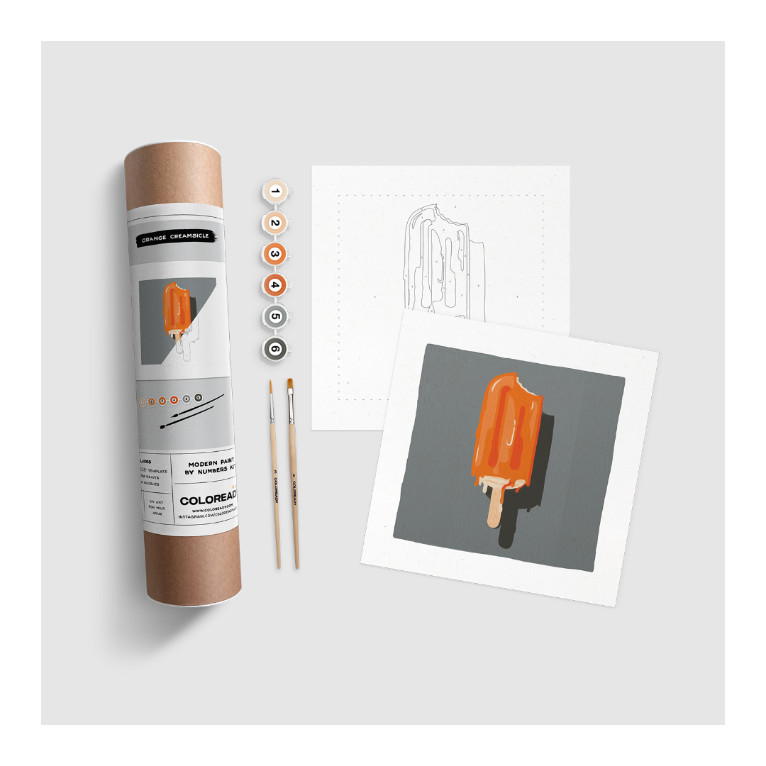Orange Creamsicle Paint Kit