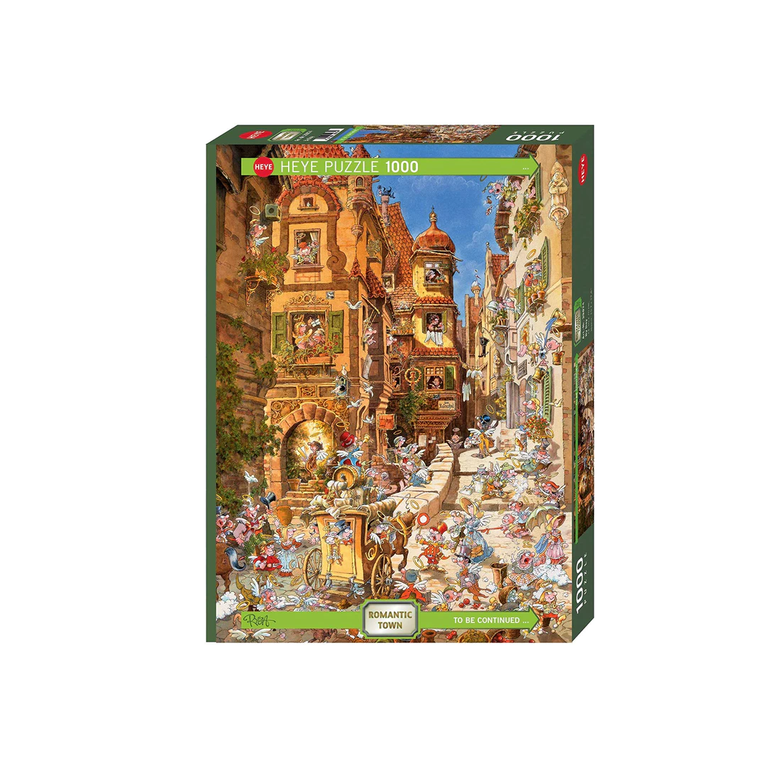 Romantic Town by Day - 1000pc Jigsaw Puzzle (Ryba)