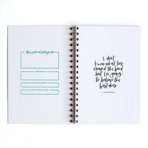Daily Log Guided Journal