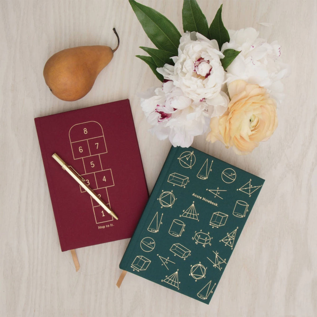 Hard Cover Journal With Pocket | Hop to It