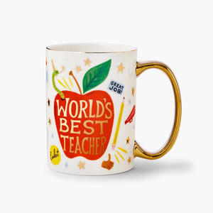 World’s Best Teacher Porcelain Mug