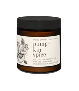 Pumpkin Spice Travel Candle