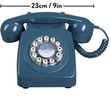 Retro Telephone 746 in Biscay Blue