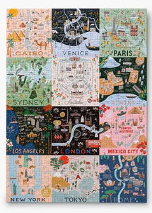 Jigsaw Puzzle Maps