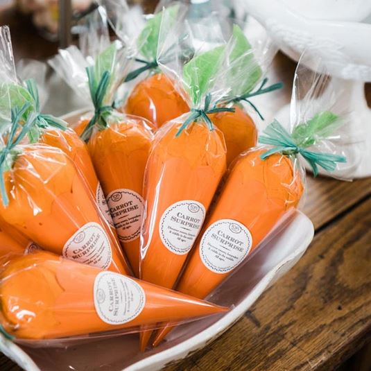 8" Carrot Surprise Cone