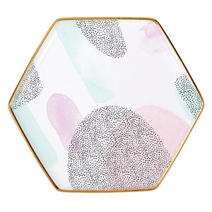 Hexagon Mug & Saucer Set - Cuddle Weather