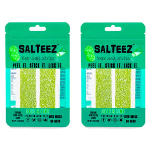 Salteez Beer Salt Strips: Real Salt & Lime Flavor Strips