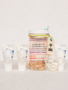 Library of Flowers Forget Me Not Bath Goods Sampling Kit
