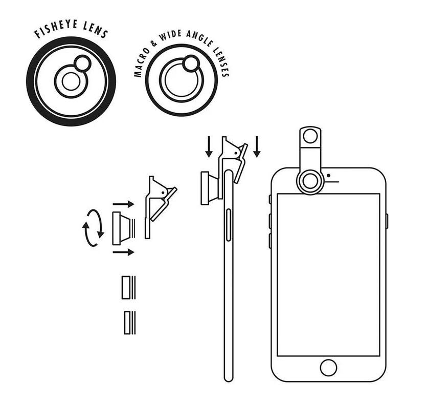 Gentlemen's Hardware 3-in-1 Smart Phone Lens Kit