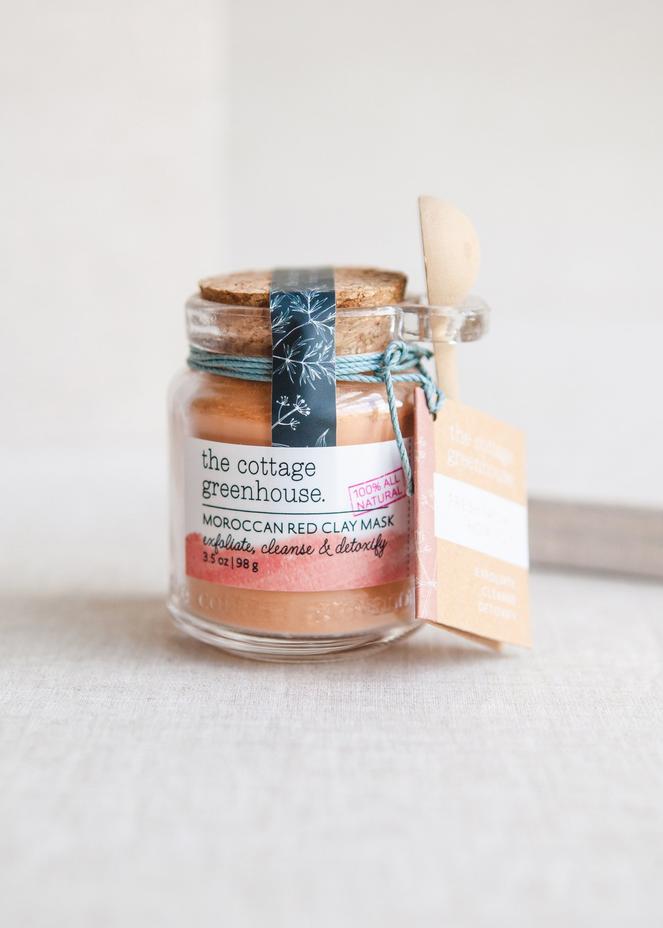 The Cottage Greenhouse Moroccan Red Clay Mask