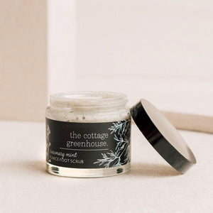 6 oz. - The Cottage Greenhouse Rosemary Mint Pumice Foot Scrub