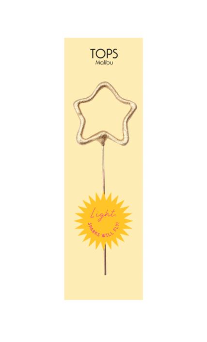 Mini Gold Star Sparkler 4"