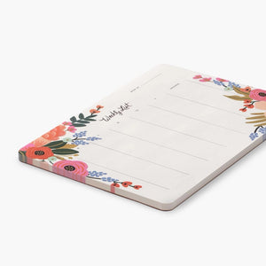 Weekly Desk Pad - Lively Floral