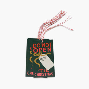 Do Not Open Til' Christmas Gift Tag